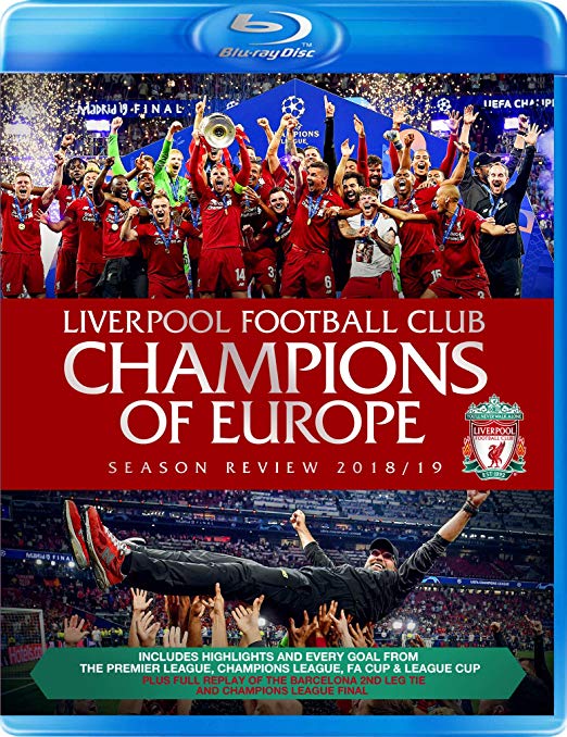 Liverpool FC Season Review 2018-19 - Champions of Europe DVD (Blu-Ray)