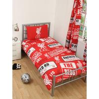 Liverpool FC Patch Single Duvet Cover and Pillowcase Set