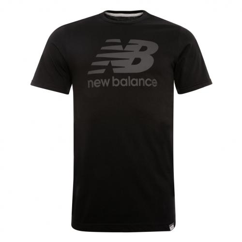 New Balance Mens Black Classic SS Logo Tee New Balance Mens Black Classic SS Logo Tee