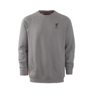 LFC Mens Grey Warrior Melwood Condemned Crew Sweat