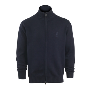 LFC Mens Navy Cotton Zip Thru