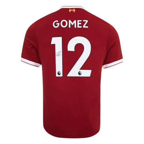 LFC 17/18 Gomez Signed Single Shirt