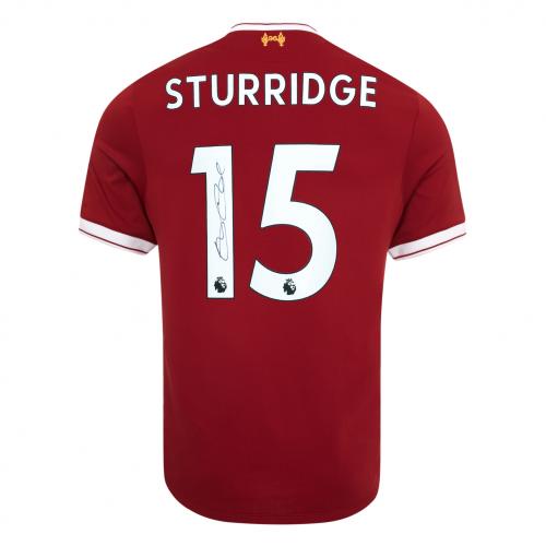 LFC 17/18 Sturridge Signed Single Shirt