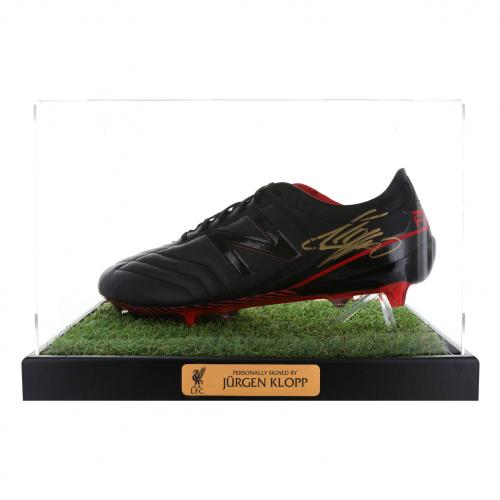 LFC Signed Klopp Boot in Case