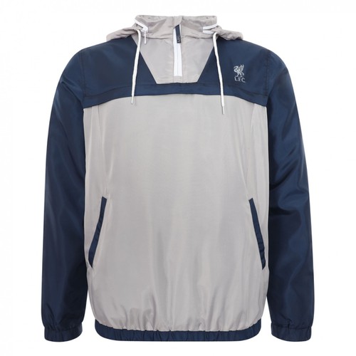 LFC Mens Navy and Grey Retro Kagool