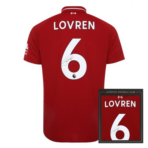 Dejan Lovren Signed LFC 2018-19 Shirt