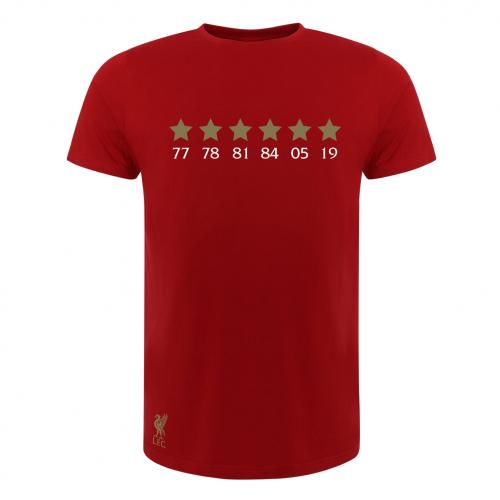 Six Times Red LFC T-Shirt - Kids