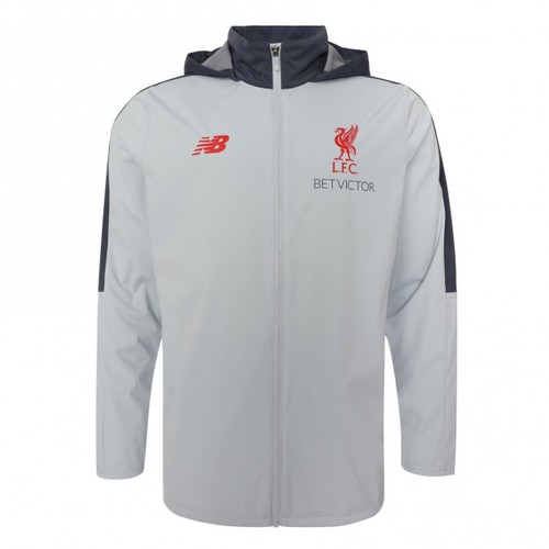 LFC Mens Grey Training Rain Jacket 2018-19 LFC Mens Grey Training Rain Jacket 2018-19