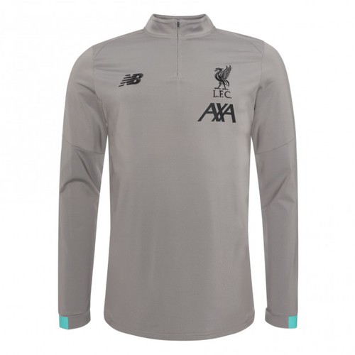 LFC Mens Grey On Pitch Long Sleeve Midlayer 19/20 LFC Mens Grey On Pitch Long Sleeve Midlayer 19/20