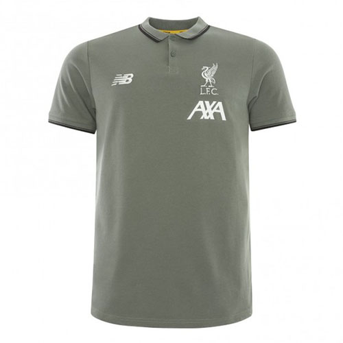 Liverpool Mens Khaki Polo Shirt 19/20 Liverpool Mens Khaki Polo Shirt 19/20