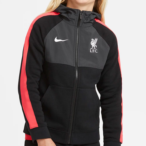 LFC Kids Red/Black Training Zip Hoodie LFC Kids Red/Black Training Zip Hoodie
