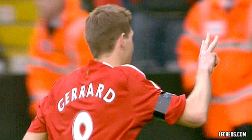 Steven Gerrard completes his hat-trick from the penalty spot Steven Gerrard completes his hat-trick from the penalty spot