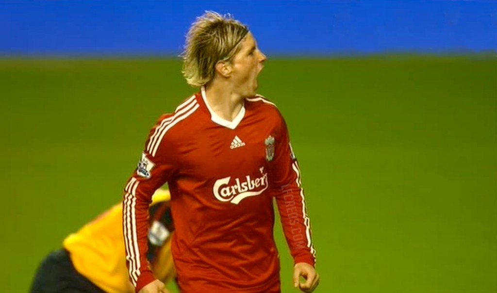 Torres scores against Arsenal Torres scores against Arsenal