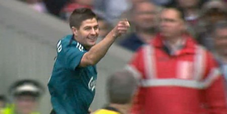 Gerrard scores against West Ham Gerrard scores against West Ham