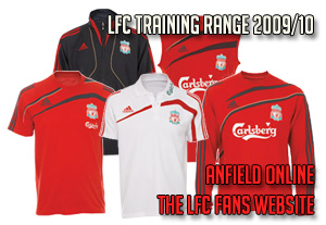 Liverpool FC Adidas Official Training Range 2009/10 Liverpool FC Adidas Official Training Range 2009/10
