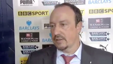 Rafa Benitez at Spurs Rafa was critical of Phil Dowd after the Spurs 2-1 defeat in August