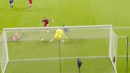 johnson-own-goal Glen Johnson can only look on as he scores an own goal