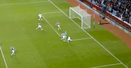 Torres scores against Villa
