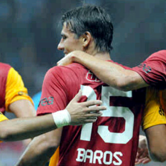 Milan Baros scores twice for Galatasaray