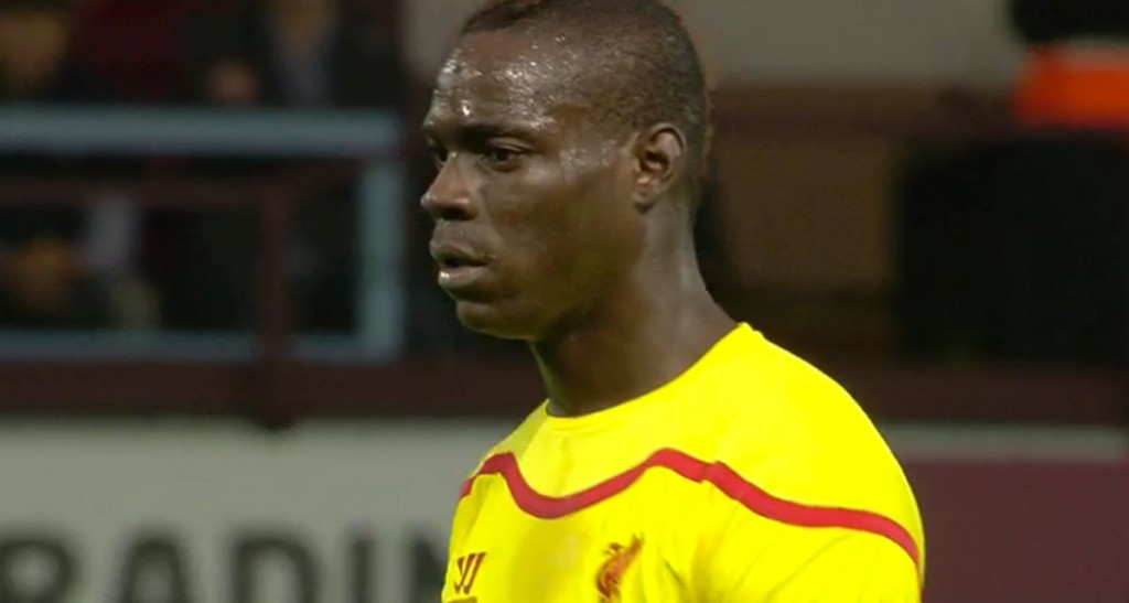 Mario Balotelli in action at West Ham