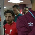 Joe Allen captains Liverpool against West Ham in the FA Cup at Anfield