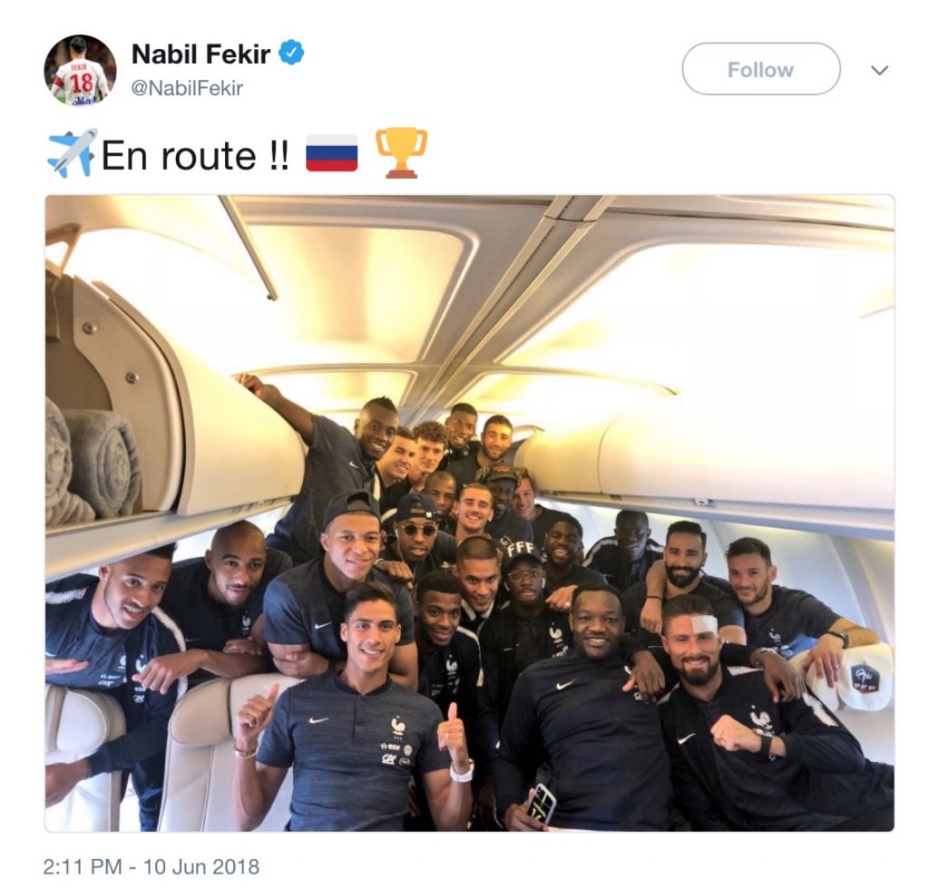 Fekir heads to Moscow with France