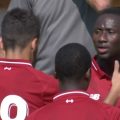 Naby Keita plays his first game in a Liverpool shirt