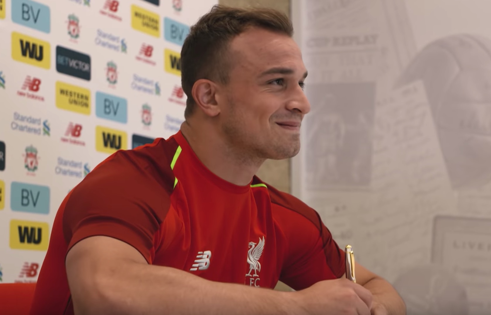 Xherdan Shaqiri is a Liverpool player