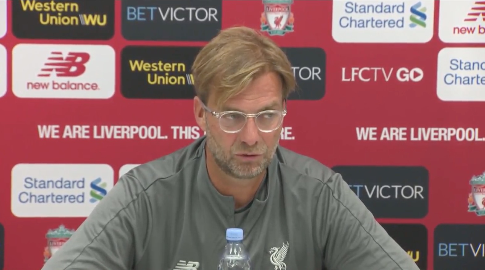 Jurgen Klopp delivers his press conference