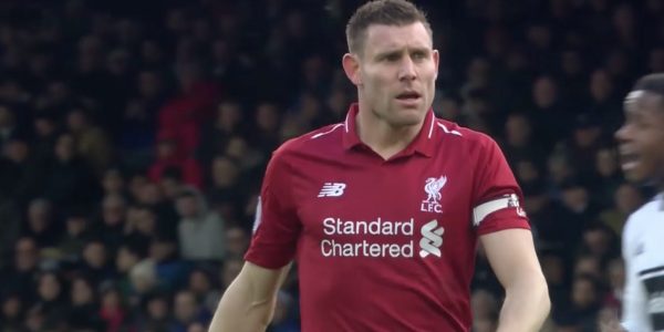 James Milner steps up for the penalty