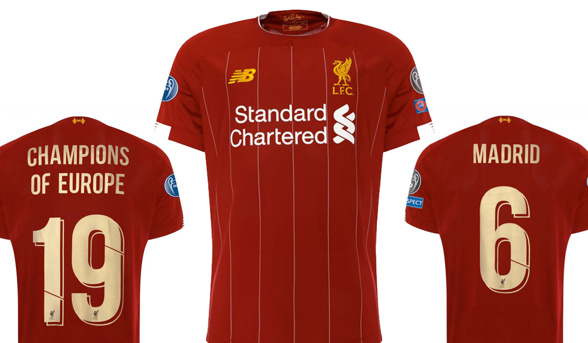 liverpool shirt with champions league patches