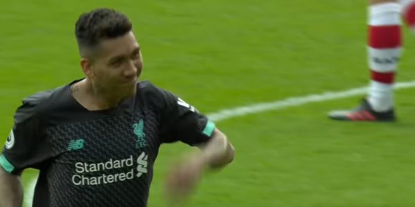 Firmino scores against Southampton