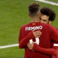 Salah and Firmino celebrate