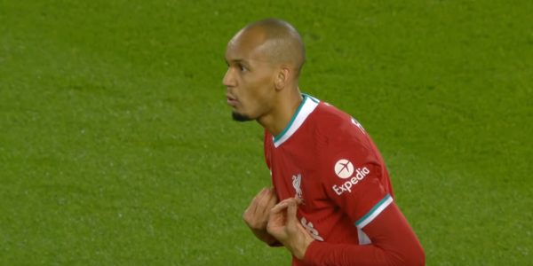 Fabinho harsh to concede penalty