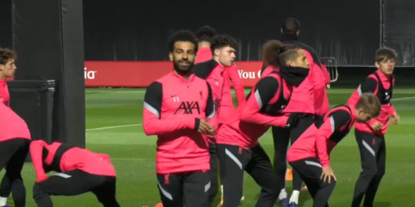 Mo Salah training