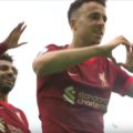 Diogo Jota scores the reds first competitive goal of the 2021/22 season