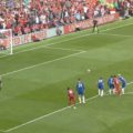 Salah scores a penalty v Chelsea