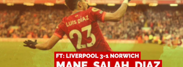 Luis Diaz scores debut Liverpool goal against Norwich