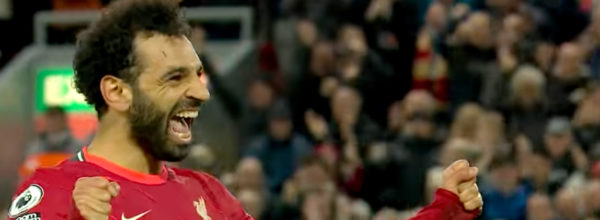 Salah makes it five goals against United this season