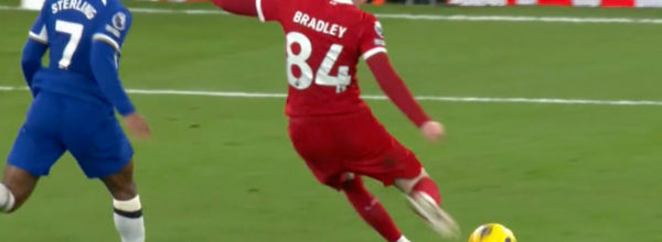 Conor Bradley scores his first Liverpool FC goal
