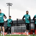 LFC players train ahead of their next fixture